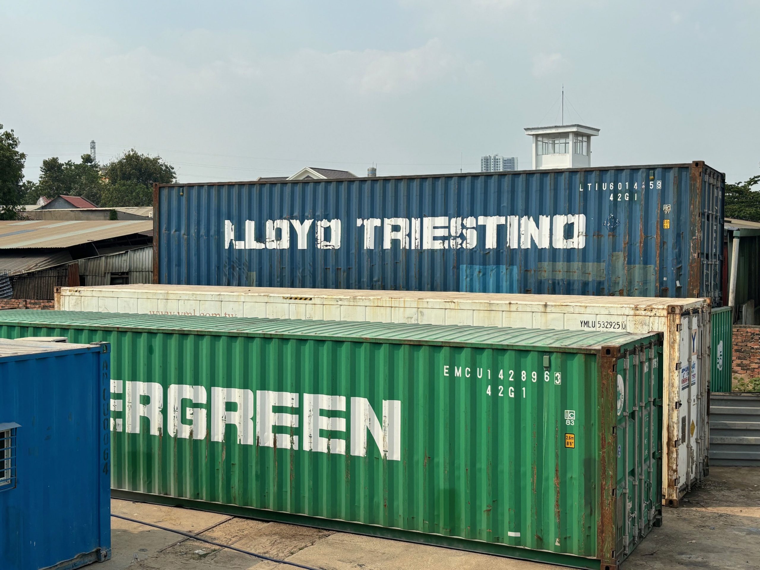 Container 40 feet cũ Evergreen Container 40 feet cũ Evergreen
