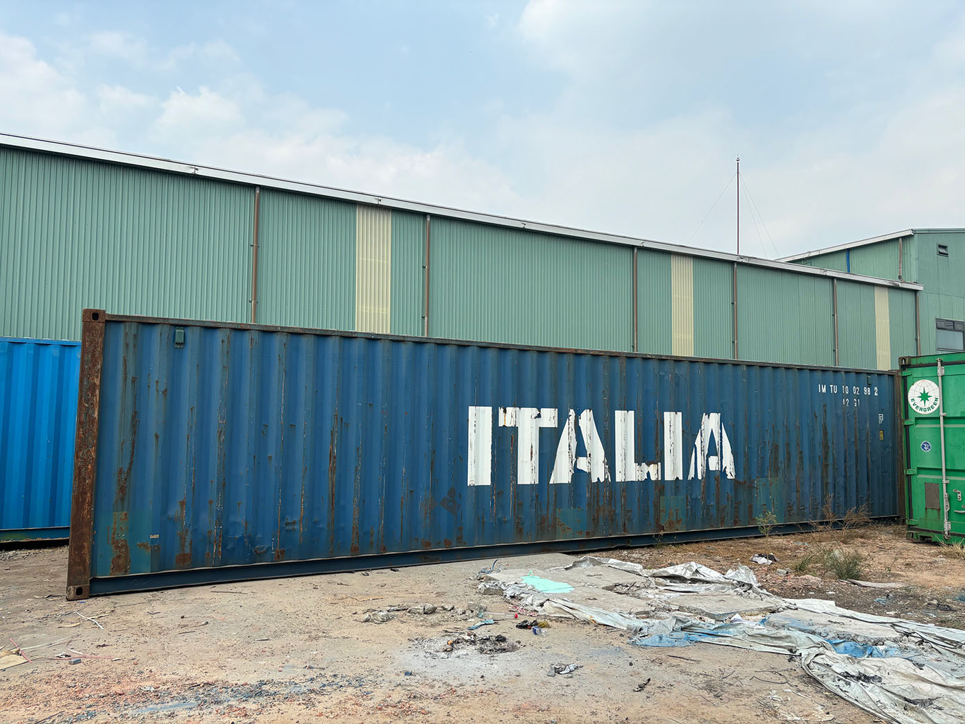 Container 40 feet cu Italia Container 40 feet cũ Italia
