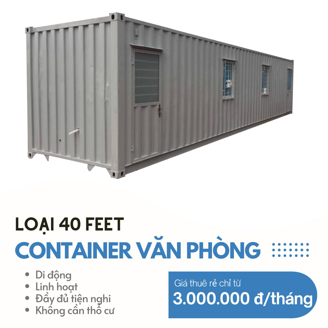 Container van phong 40 feet